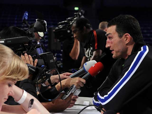 Пресс-конференция Владимира Кличко и Тони Томпсона после боя