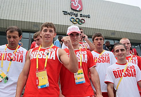 Фото: российские боксеры в Пекине